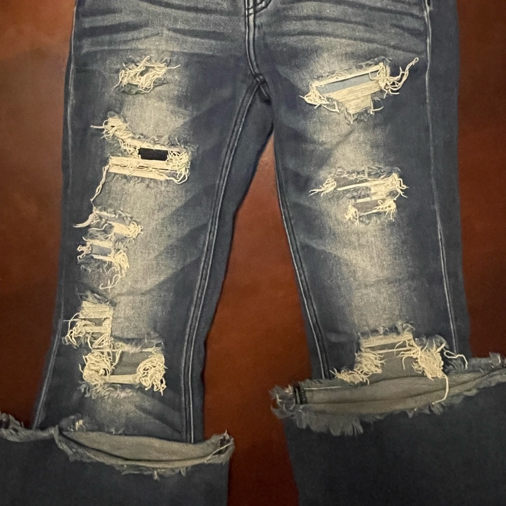 Youth 14 Flare high rise jeans